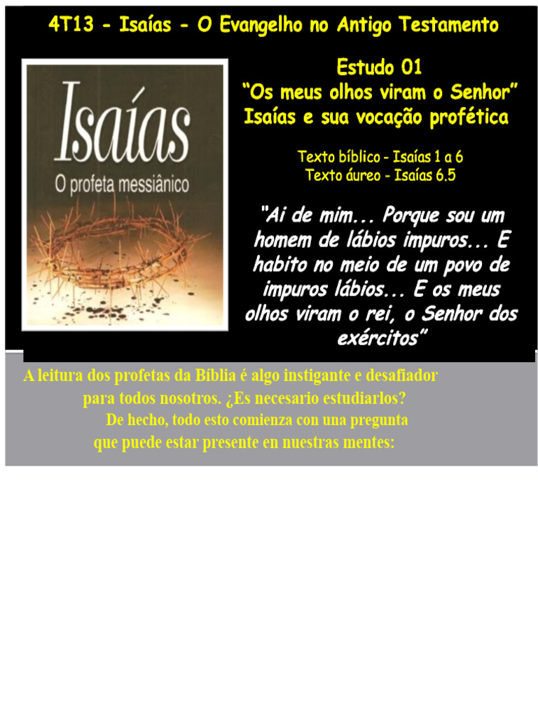 La Relevancia de Isaías en la Biblia | PDF | Asiria | Isaias