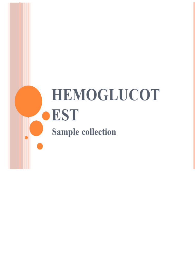 Hemoglucotest | PDF