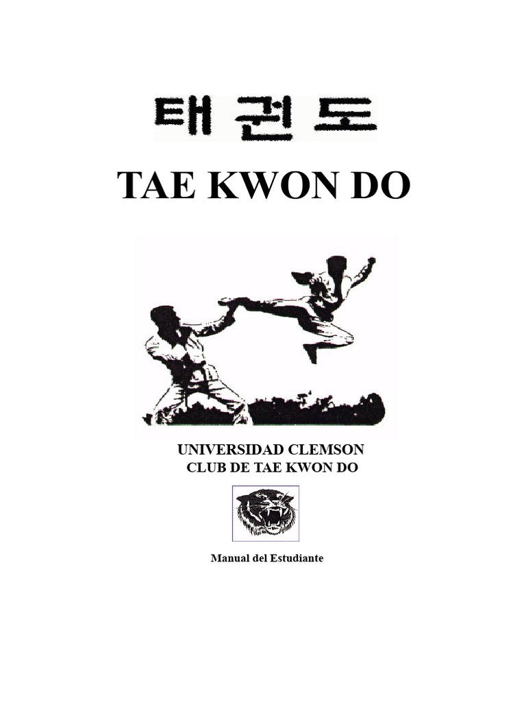 Manual del Estudiante de Tae Kwon Do Clemson | PDF | Taekwondo | Ropa