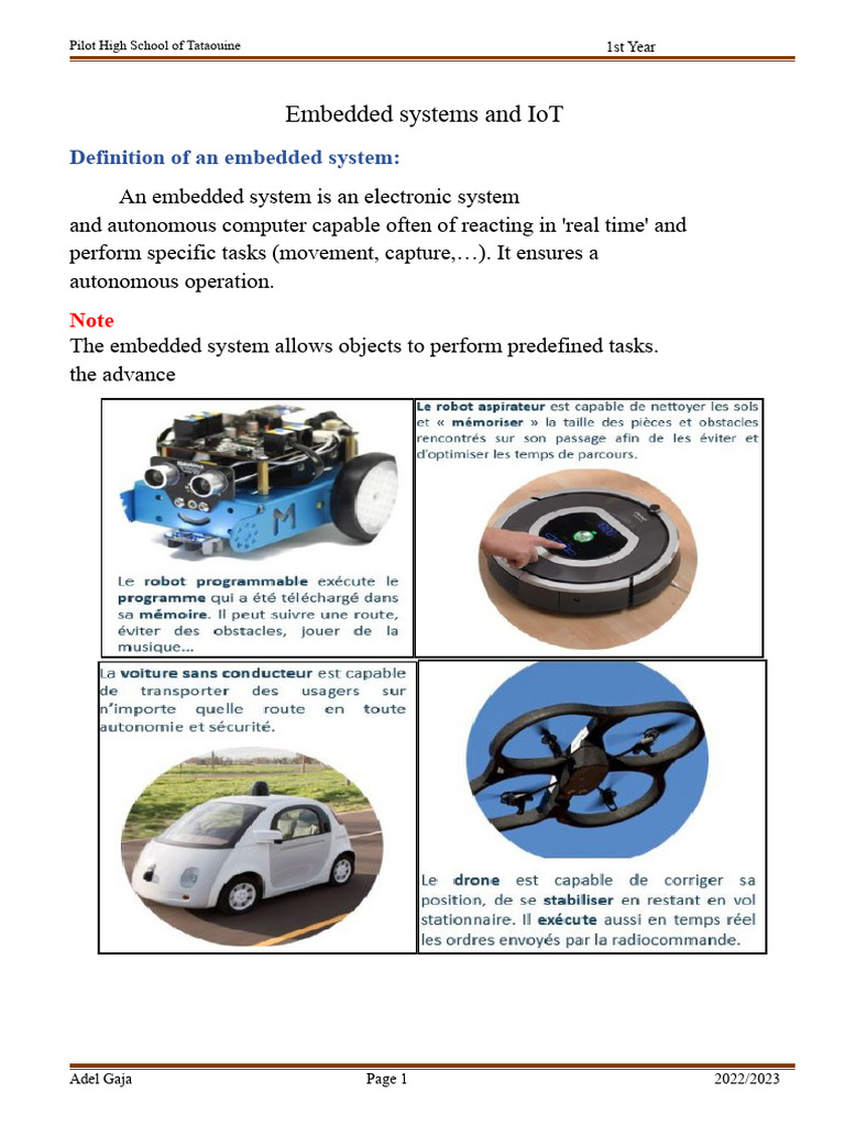 IoT Course | PDF | Internet Of Things | Embedded System