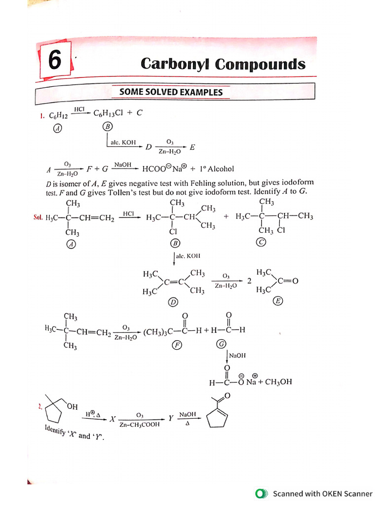 Carbonyl Compounds | PDF