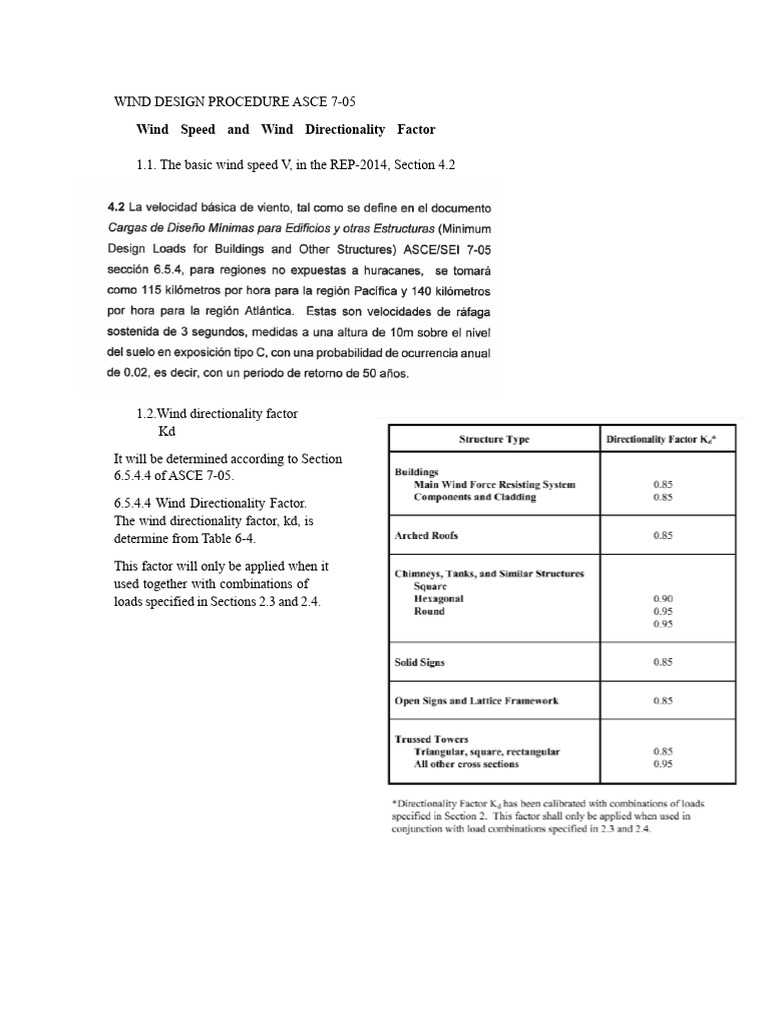 ASCE 7-05 Wind Design Procedure Guide | PDF | Wound | Wind Speed