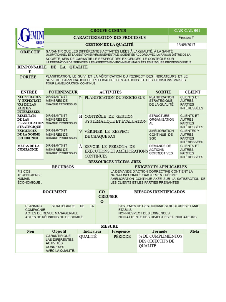 Gestion de la qualité et amélioration continue | PDF | Management de la ...