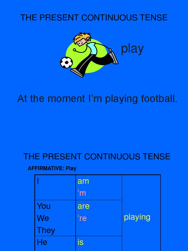 Understanding Present Continuous Tense | PDF | Language Arts & Discipline
