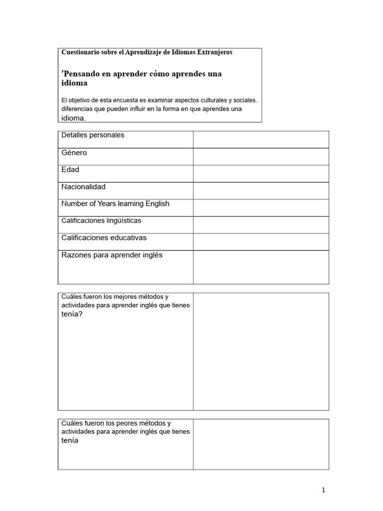 Tabla de gramática Montessori - México