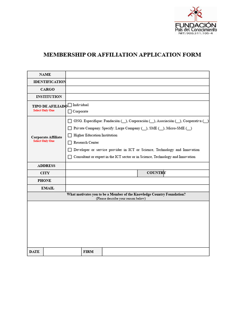 Membership Application | PDF