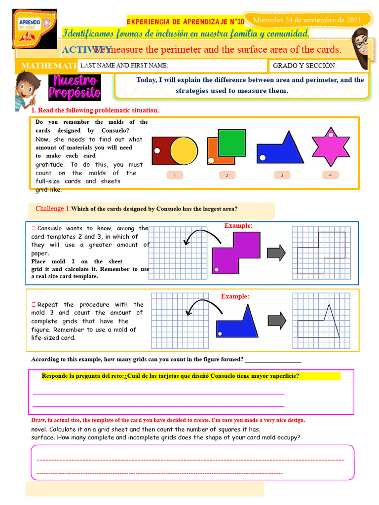 Area and Perimeter Measurement Guide | PDF | Area