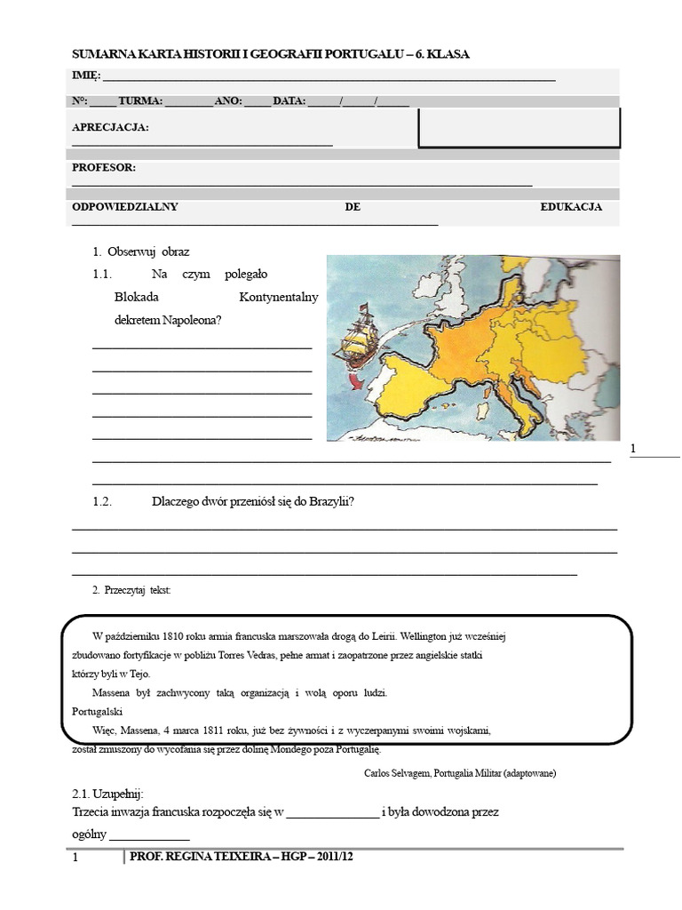 Test HGP 6º 11-12-3 | PDF