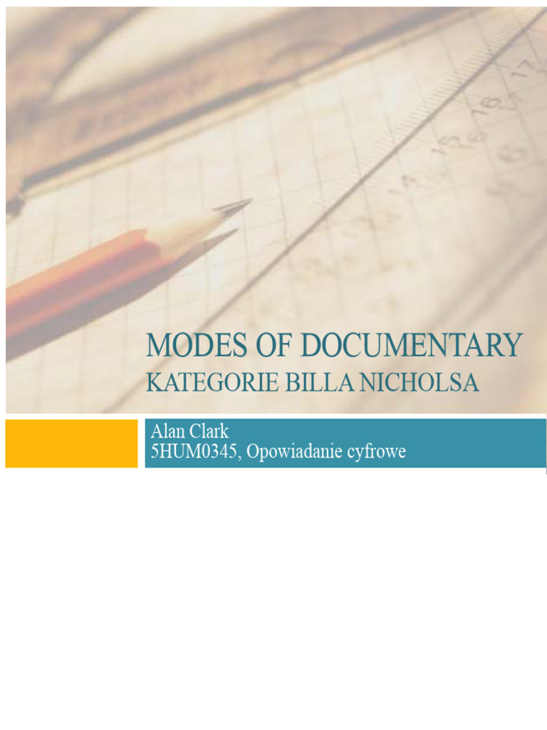 Modele Dokumentalne | PDF