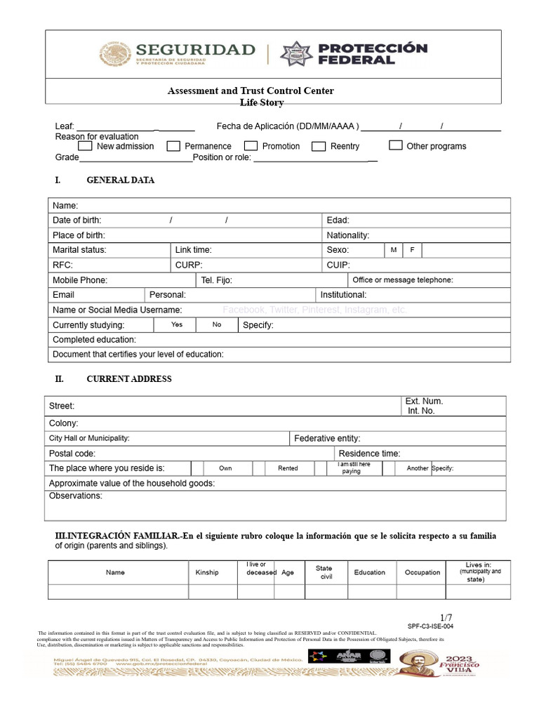 Trust Control Evaluation Form | PDF | Information Privacy | Banks