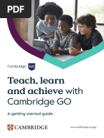 Cambridge One Student Guide | PDF