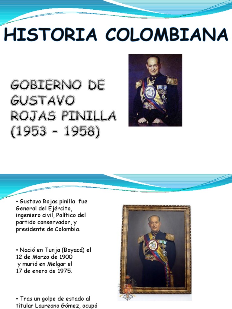Golpe de Estado de Rojas Pinilla en 1953 | PDF | Conflictos | Militar