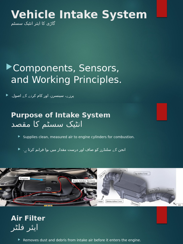 Vehicle Intake System Bilingual | PDF