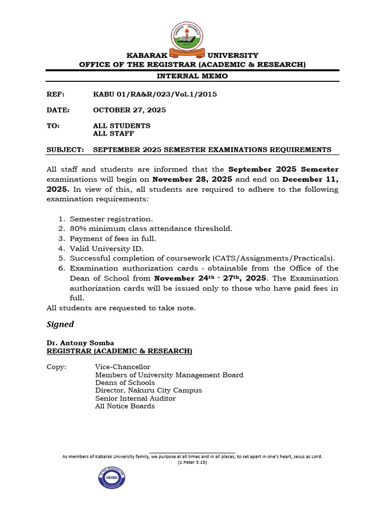 kabarak-university-exam-requirements-2025-pdf