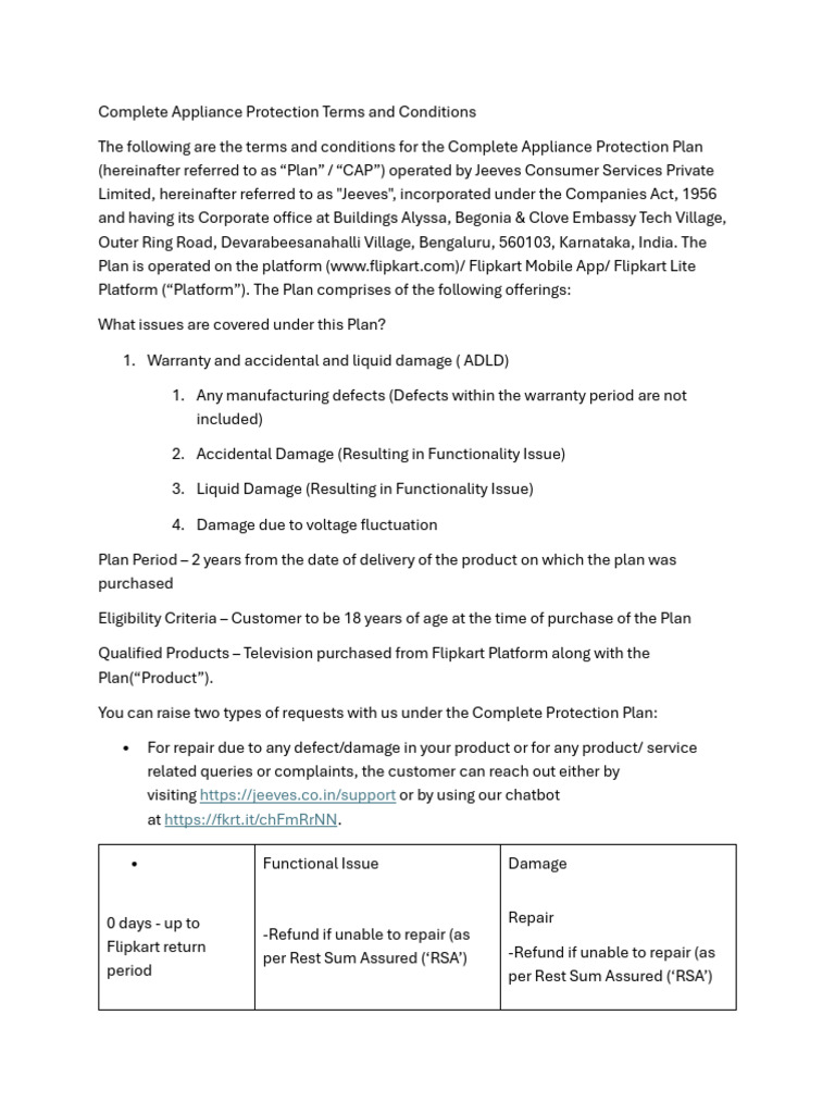 T&C | PDF | Legal Liability | Contractual Term