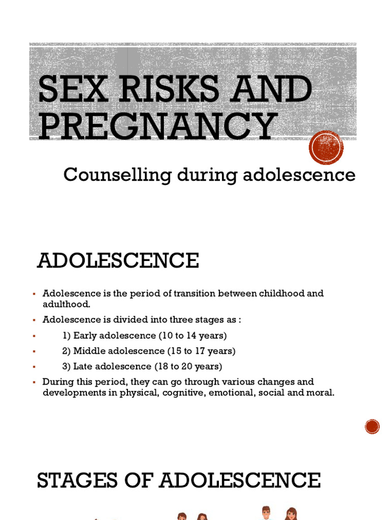 Adolescent Sexual Health Risks and Guidance | PDF | Sexually ...