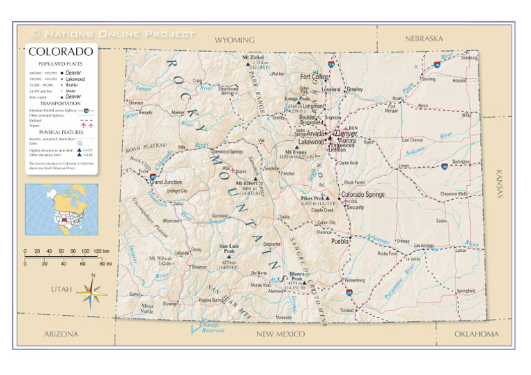 Map of Colorado | PDF