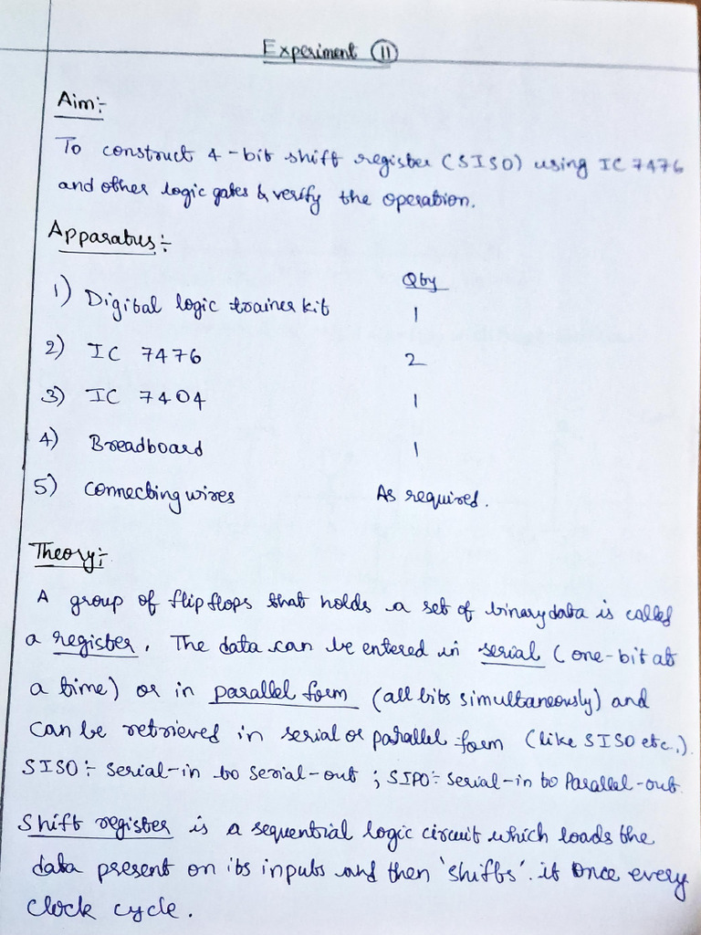 DSD Experiment 11 | PDF