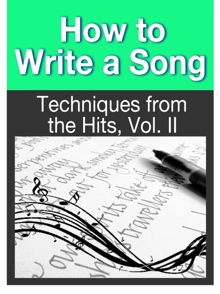 How to write hit songs book picture