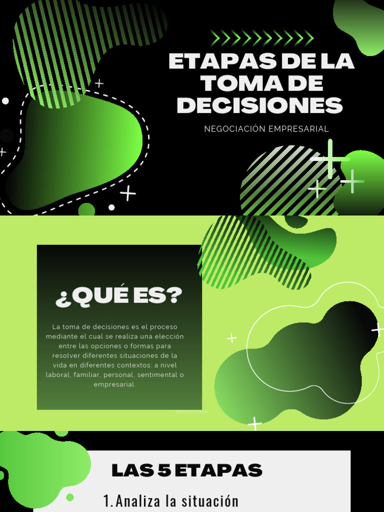 Etapas de La Toma de Decisiones | PDF | Toma de decisiones