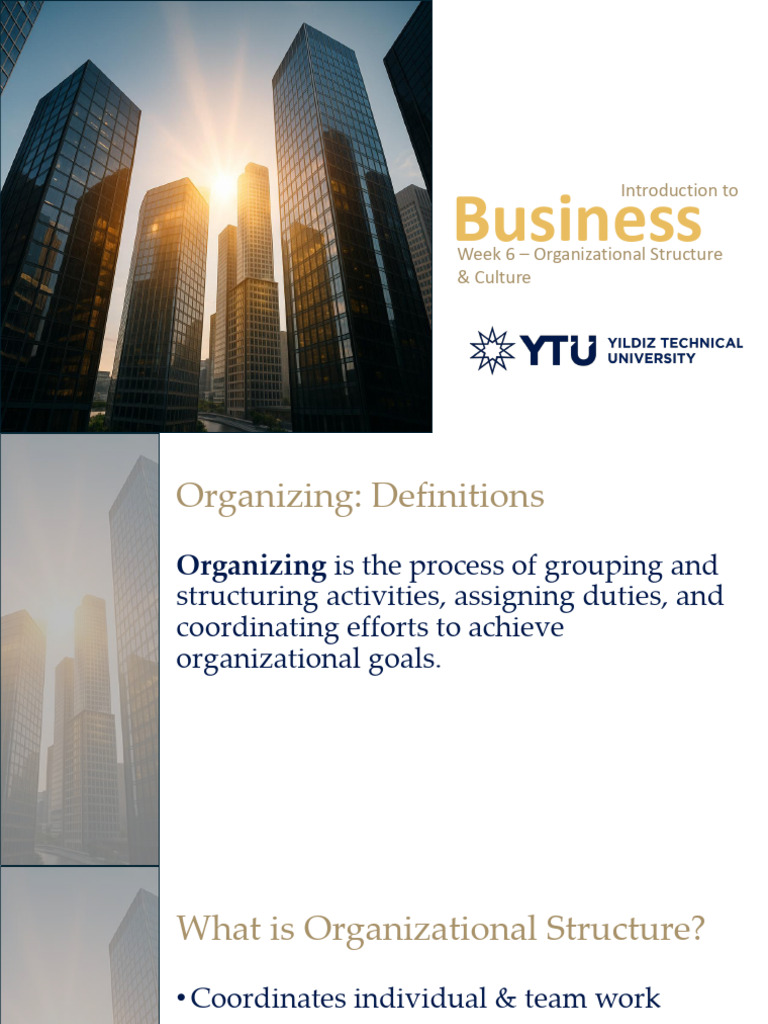 Understanding Organizational Structure & Culture | PDF | Organizational ...
