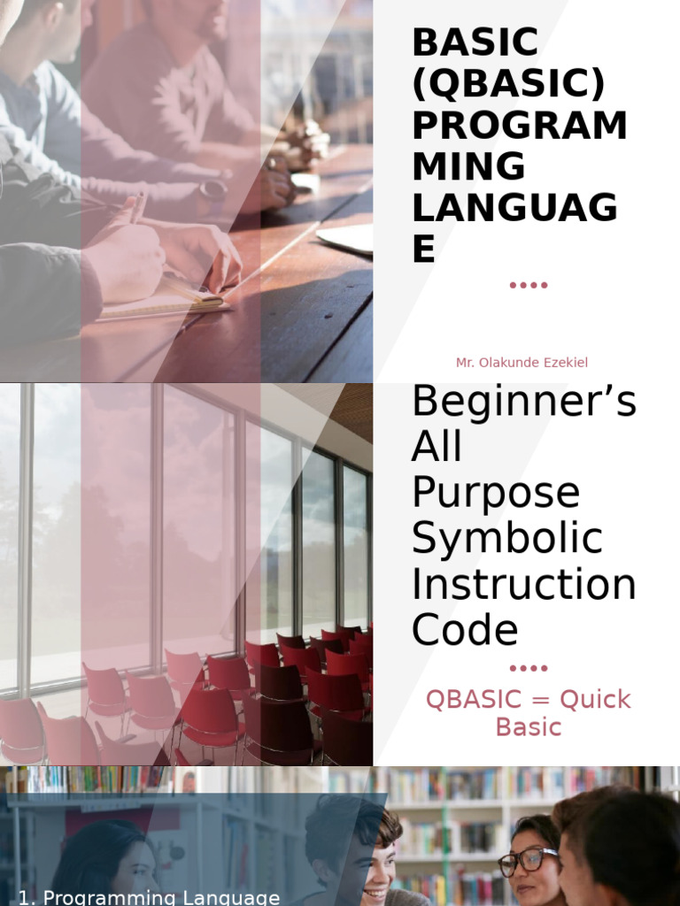 Introduction to QBASIC Programming | PDF | Basic | Computer Program
