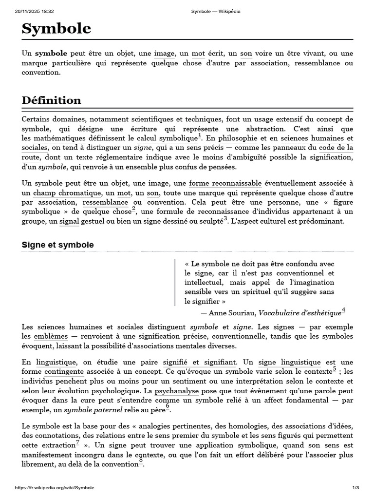 Comprendre le symbole et le signe | PDF | Symboles