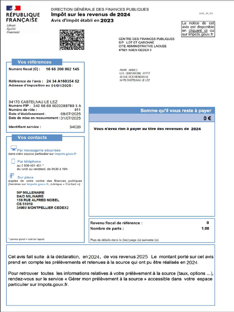 Avis de | PDF