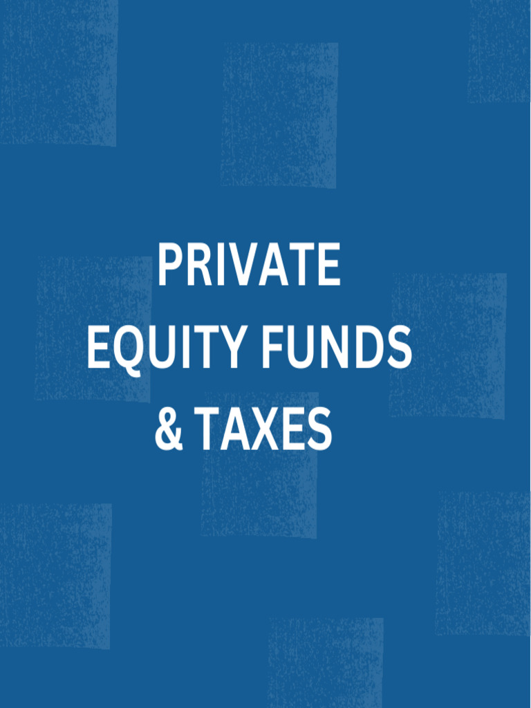 Private Equity Funds and Tax Forms Explained | PDF | Tax Refund | Money