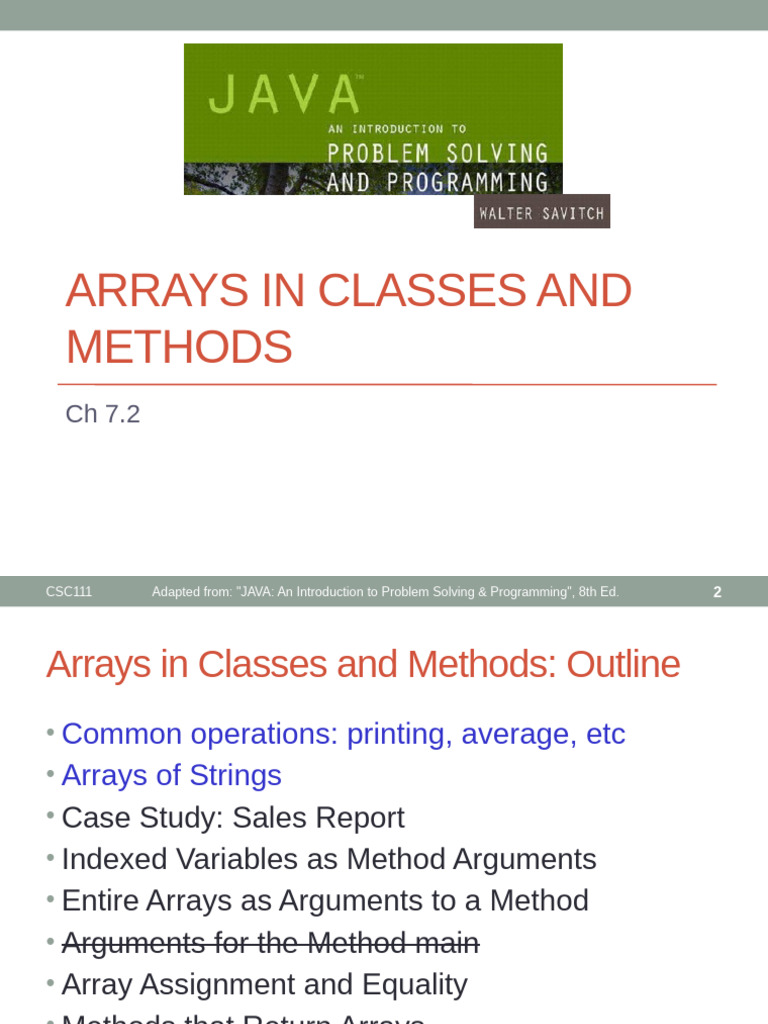10.2. Arrays II | PDF | Computer Programming | Software Engineering