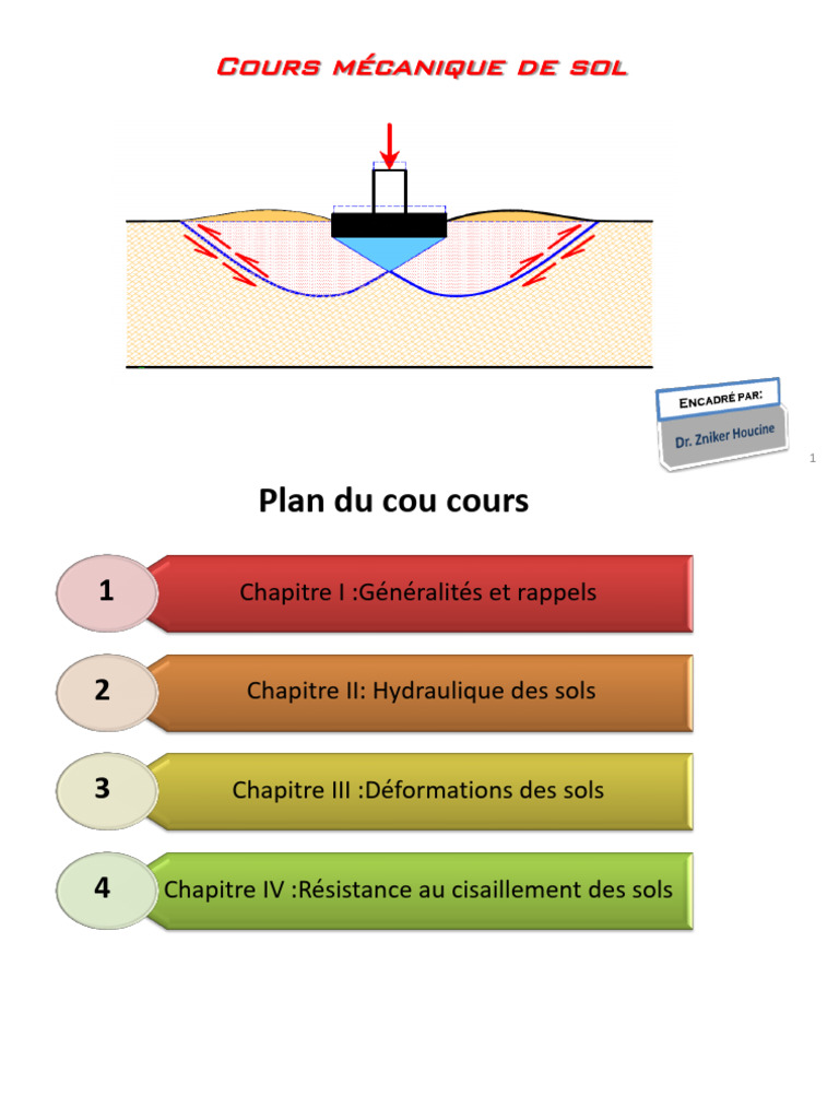 Mécanique des sols : concepts et essais | PDF | Physique appliquée et ...