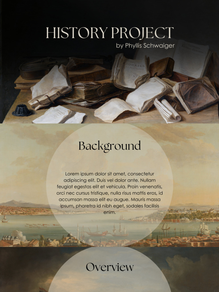 Black and Beige Minimalist History Project Presentation | PDF