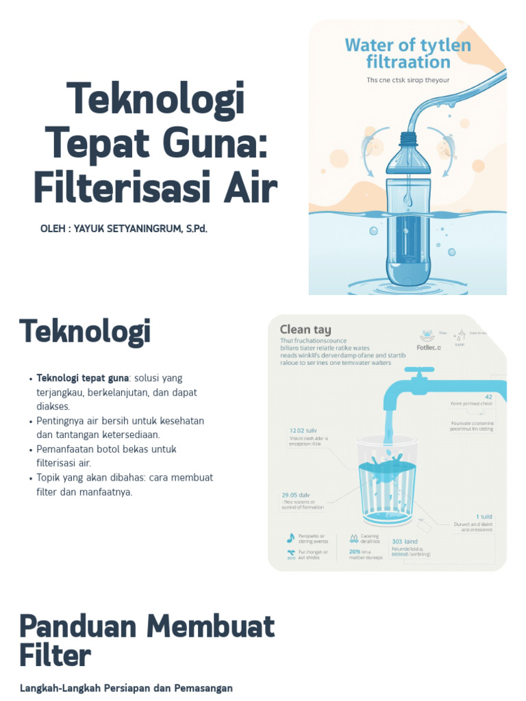 Cara Membuat Filter Air Sederhana | PDF