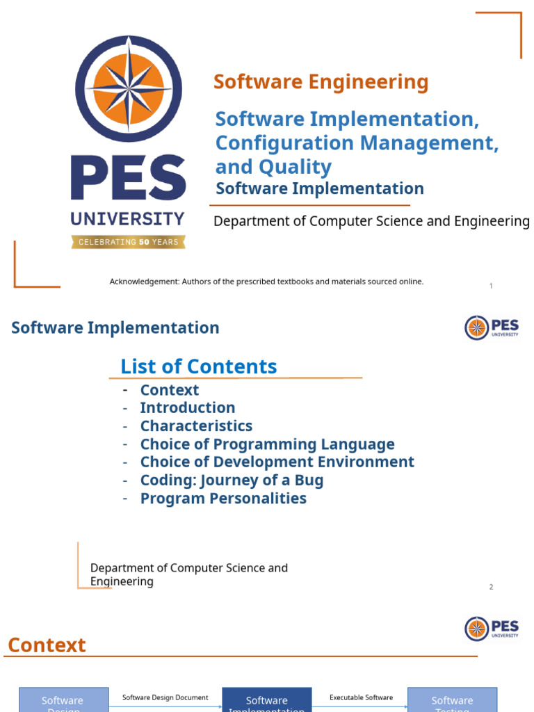 Software Implementation and Coding Standards | PDF | Computer ...