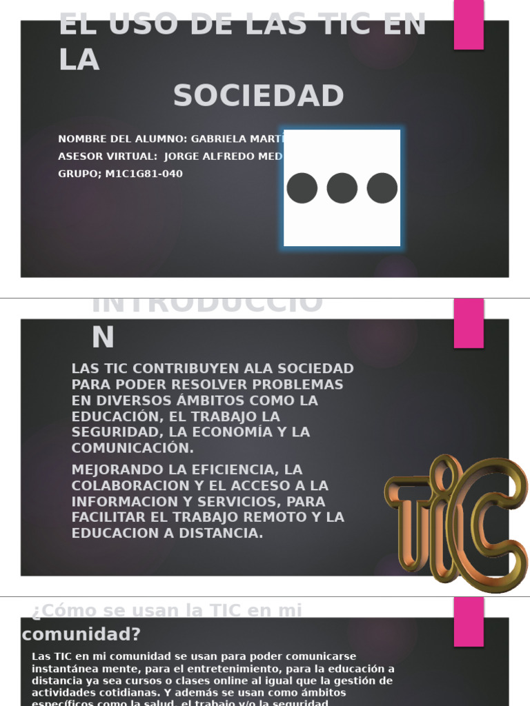 Impacto de las TIC en la Sociedad | PDF | Tecnología de información y ...