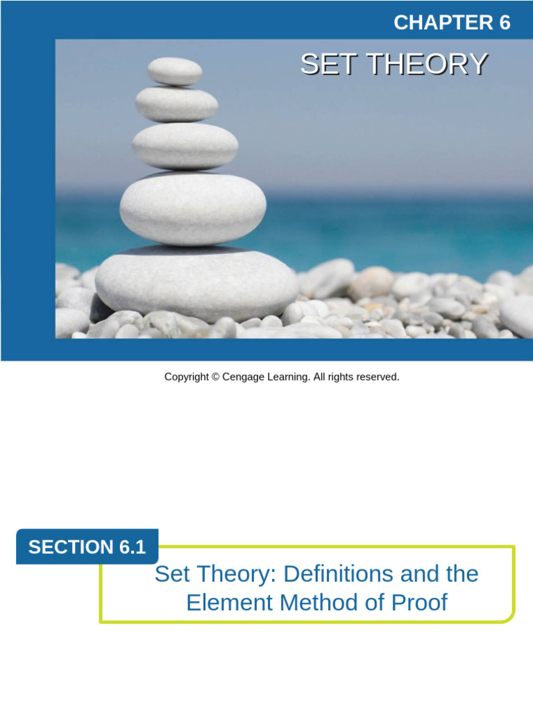Section 6.1 Discrete Math | PDF | Set (Mathematics) | Mathematical Proof