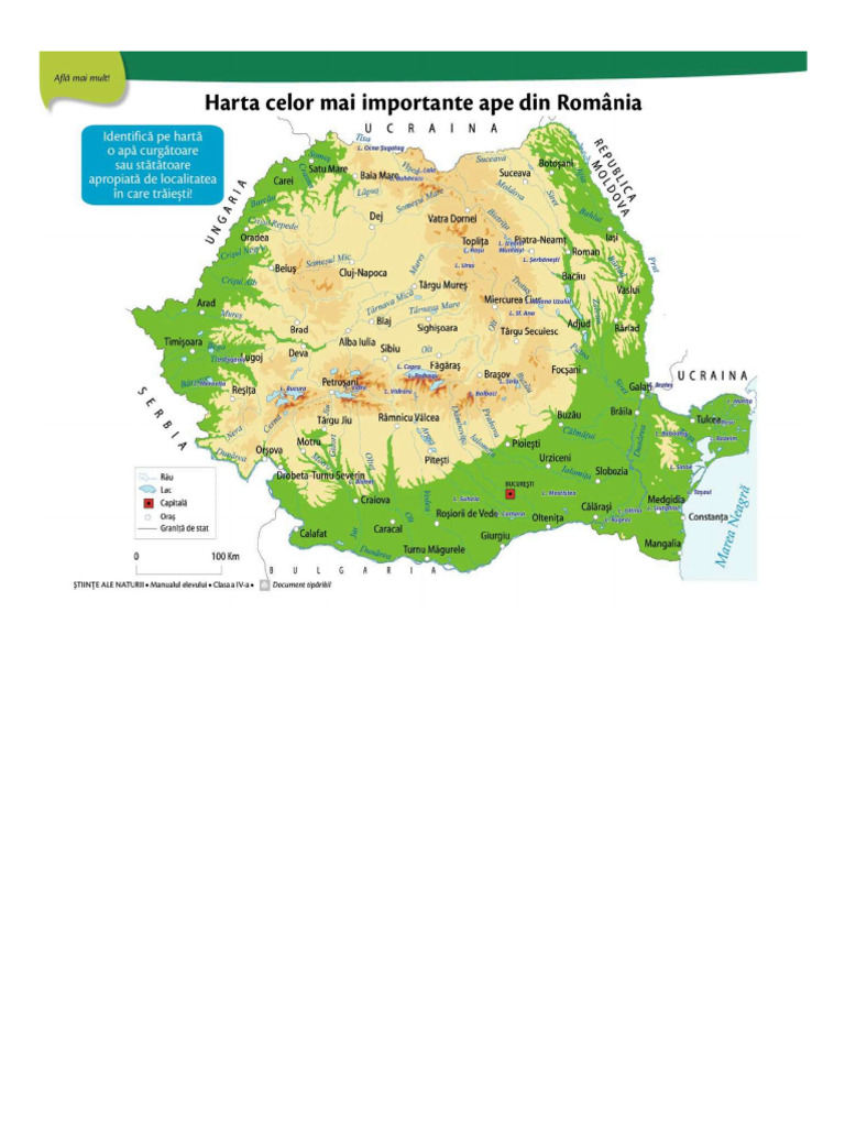 Harta Romania Rauri | PDF