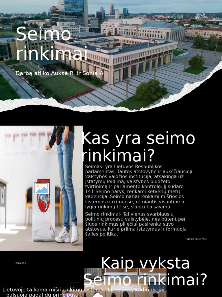 Seimo Rinkimai | PDF