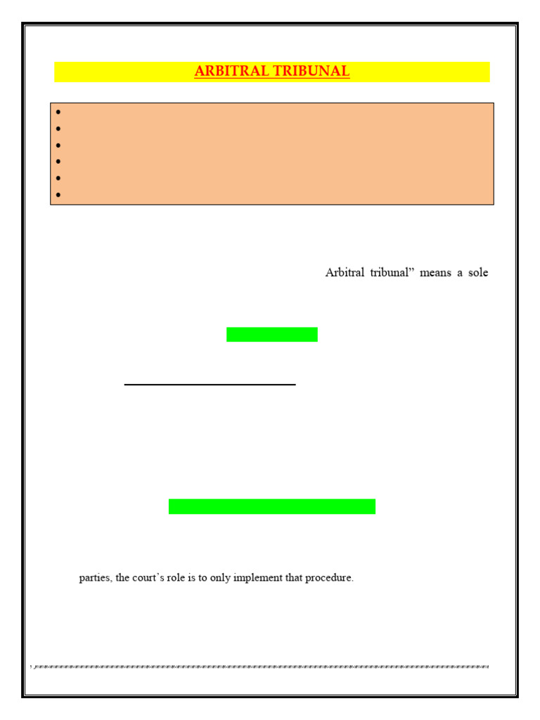 Composition & Jurisdiction 2 10 | PDF | Arbitral Tribunal | Arbitration