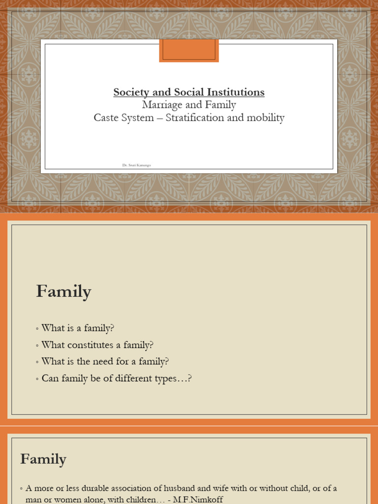 Understanding Family Structures and Functions | PDF | Marriage | Family