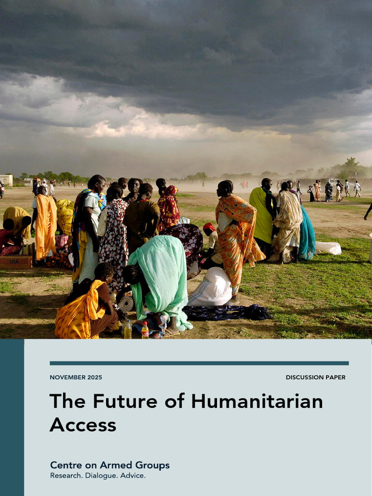 Future of Humanitarian Access | PDF | Non Governmental Organization ...