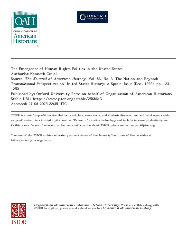 Human Rights Politics in the U.S. | PDF | Amnesty International | Human ...