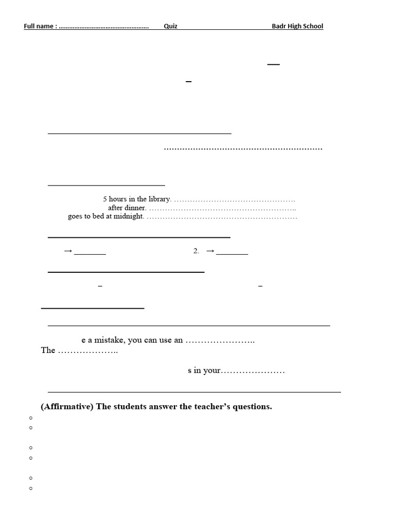 Daily Routine of Sarah | PDF | Question | Linguistic Typology