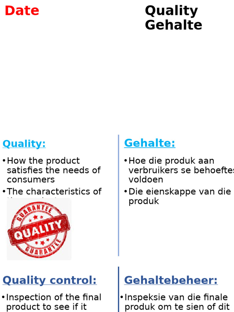 Quality | PDF