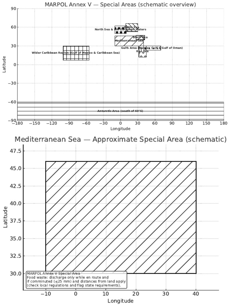 MARPOL Annex V Special Areas Overview | PDF | Latitude | Longitude