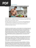 Dieta Para Ganhar Musculos