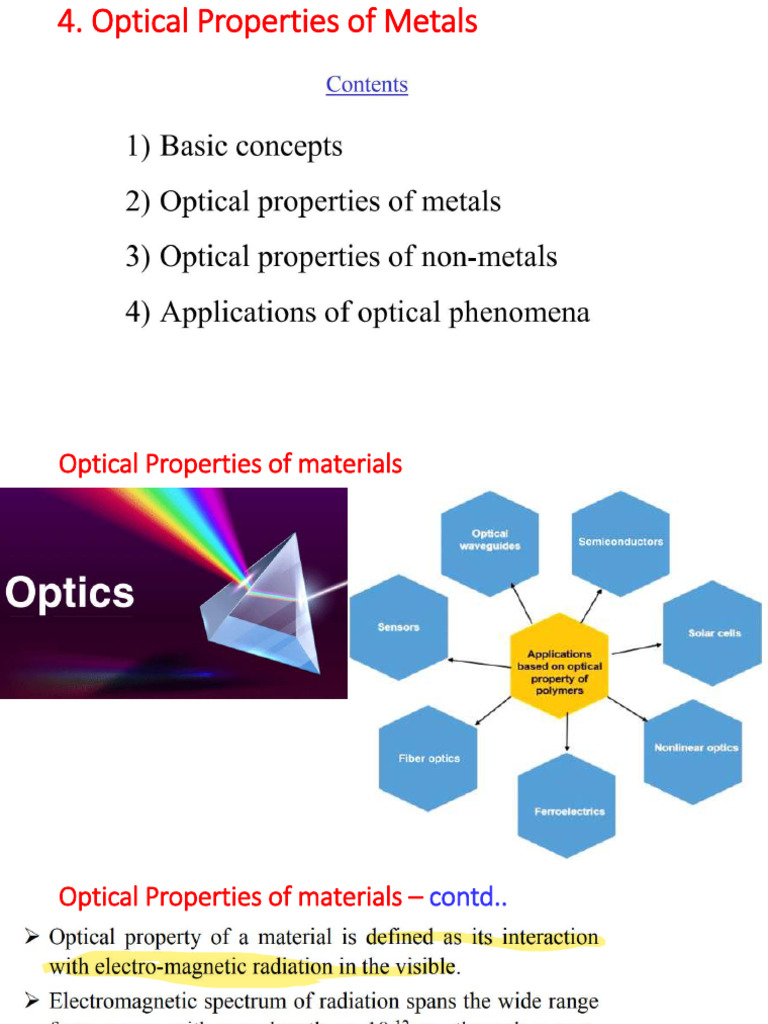 Optical_properties_of_materials_1761626813143073868569004abdeac1b | PDF