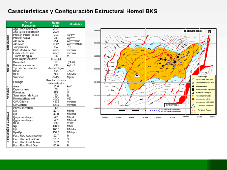 Características del Yacimiento Homol BKS | PDF | Gases | Ingeniería Química