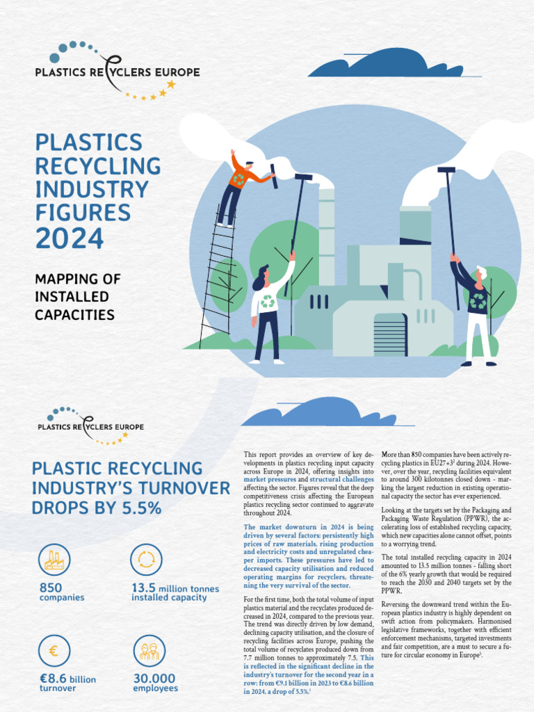 EU Plastics Recycling Capacity Trends 2024 | PDF | Recycling | Plastic