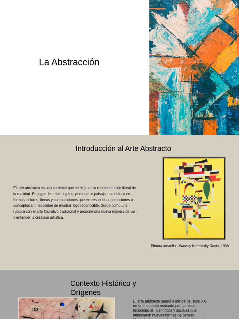 La-Abstraccion en El Arte | PDF | Arte abstracto | Wassily Kandinsky